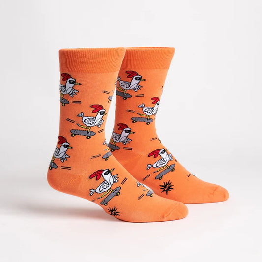 Sock it to Me - Rad Chicken Mens Crew Socks