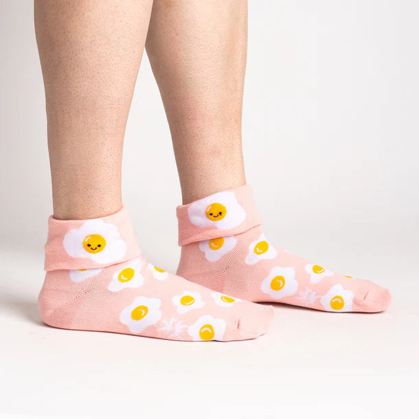 Sock it to Me - Sunny Side Up Turn Cuff Socks