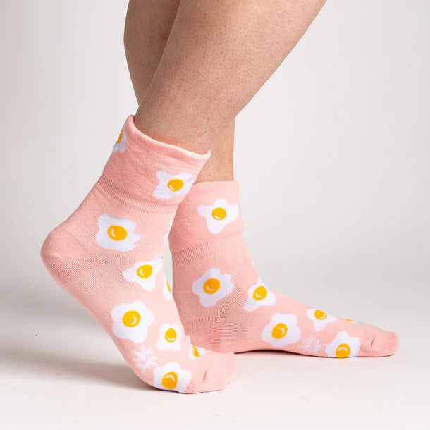 Sock it to Me - Sunny Side Up Turn Cuff Socks