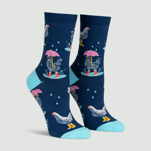 Sock it to Me - Chicken Little Womens Crew Socks