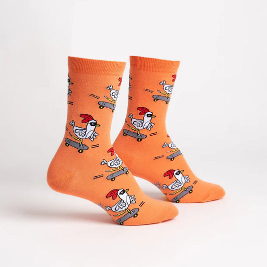 Sock it to Me - Rad Chicken Womens Crew Socks