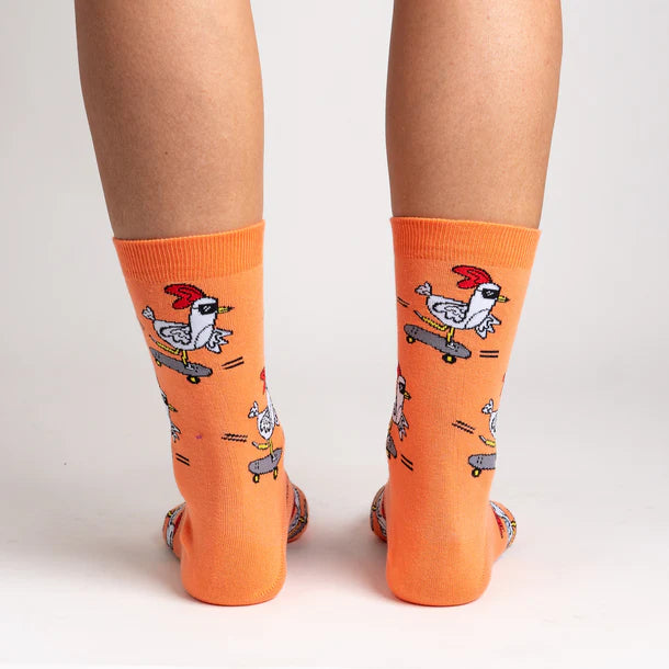 Sock it to Me - Rad Chicken Womens Crew Socks