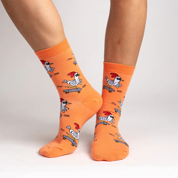 Sock it to Me - Rad Chicken Womens Crew Socks